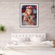 thumbnail image 5 of 5D diamante pintura DIY flor chica completo redondo taladro mosaico imagen pared decoración Likrtyny decoración de arte, 5 of 9