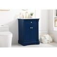 thumbnail image 2 of Elegant Decor Clarence 24" Solid Wood and Metal Single Bathroom Vanity in Blue, 2 of 8