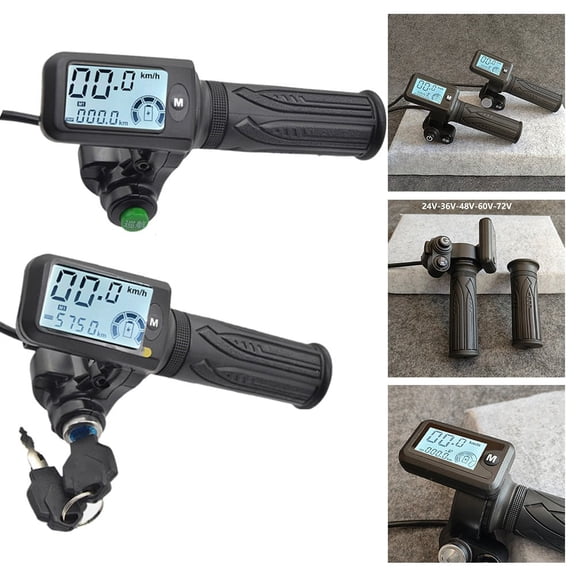 Electric Bike Cruise Throttle Set 36V/48V/60V Voltage Support LCD Display