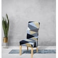 thumbnail image 5 of 1,4,6,8 Pack Oversized Dining Room Chair Covers, Large Chair Cover For Dining Room, Oversized Dining Chair Slipcover, Parson Chair Slipcover, Kitchen Chair Protector Set Of 4,6,8, Geometric, 5 of 6