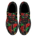 thumbnail image 2 of Faith Love Hope Roses American flag Shoes Sneakers for Women Men Black Size 10, 2 of 7