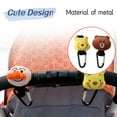 thumbnail image 3 of Baby Stroller Hooks Clips - Zinc Alloy Multifunctional Hooks Firm Non-Slip Stroller Hook for Buggy Baby Carrier Bike Bicycle Car Headrest, 3 of 5