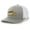 Silver/White, variant on Freshwater Fish Collection Crappie Fishing Mens Embroidered Mesh Back Trucker Hat Baseball Cap, Charcoal/White