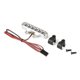 thumbnail image 1 of Luz trasera LED CNC compatible con coche teledirigido 1/5 Hpi Rovan Km Baja 5b, plateado, 1 of 5