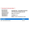 thumbnail image 2 of Head Bolt Set - Compatible with 2010 - 2013 Chevy Camaro 3.6L V6 2011 2012, 2 of 2