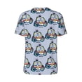 thumbnail image 3 of Rocae Police Car for Breathable Men's Baseball T-Shirt Fashionable Casual Baseball Jersey, Moisture-wicking Sportswear X-Large, 3 of 9