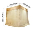 thumbnail image 3 of ToyKingdee Mengersi Canopy Bed Curtains - Bed Canopy Royal Luxurious Cozy Drapes Netting- Elegant Bedroom Decoration Accessories for Adults, 3 of 6