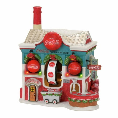 Series 150 Bottle - Dept 56 North Pole Series 4056665 Coca Cola Bottle Caps 2017