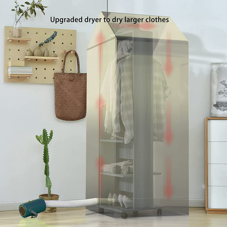 Portable Electric Clothes Dryer, Foldable Save Space Drying Rack, Laundry  Dryer, Clothes Drying for Holiday Gifts Travel, Home, Dorm, Apartments 110V  Green 