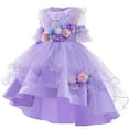 thumbnail image 2 of Girls Isabela Halloween Costume Dress Kids Princess Birthday Christmas Dress Up, 2 of 7