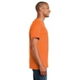 thumbnail image 4 of Gildan Short Sleeve High Visibility T-Shirt for Men, Safety Orange, Sizes S-5XL, 2-Pack, Cotton-Polyester Blend, 4 of 5