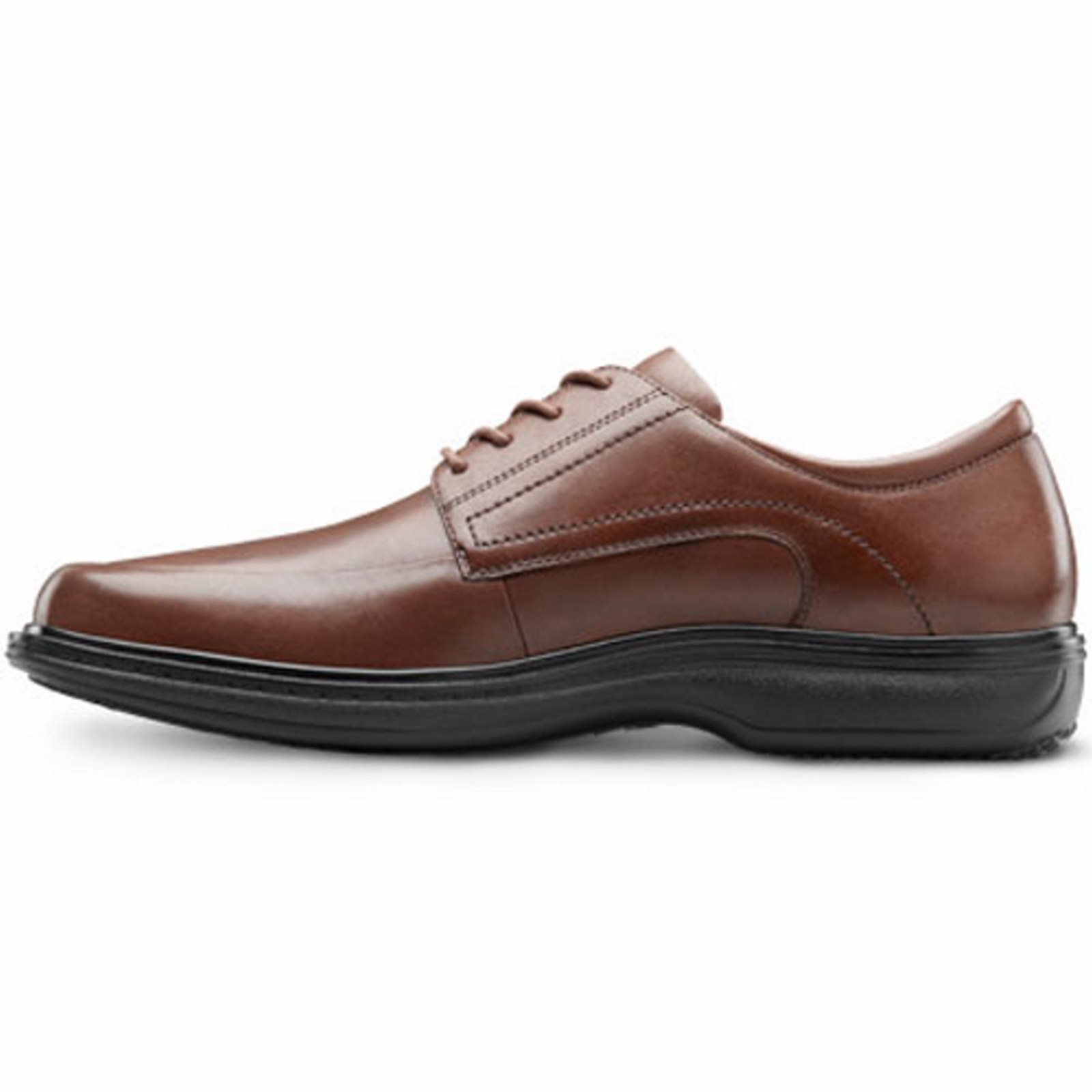 Dr. Comfort Classic Men's Dress Shoe: 10 Medium (B/D) Chestnut Lace - image 2 of 4