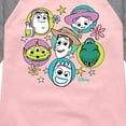 thumbnail image 3 of Toy Story 4 - Group Grid - Toddler & Youth Girls Raglan Graphic T-Shirt, 3 of 4