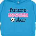 thumbnail image 3 of Inktastic Future Soccer Star Girls Toddler Hoodie, 3 of 4