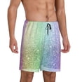 thumbnail image 2 of Fotbe Beautiful Glitter Pantalones Cortos de Pijama para Hombre, Ropa de Dormir, Pantalones de Pijama Cortos para Hombre-Medium, 2 of 6