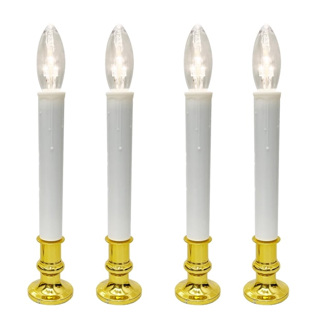 Lámpara Doratale Christmas, paquete de 4 LED, funciona con pilas, 120 V
