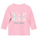 thumbnail image 4 of Blusas y camisas de cuello redondo y manga larga para niños, blusas/camisas de poliéster con estampado de corazones, mangas 3/4 y cuello redondo, elegantes e informales., 4 of 5