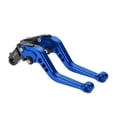 thumbnail image 1 of Palancas de freno y embrague largas únicas para Honda CB919 2002-2007, palanca de freno ajustable en 6 posiciones, aleación de aluminio azul, 1 par, 1 of 6