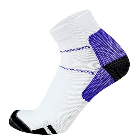 

Hinvhai Clearance Men Women Low Canister Movement Take A WalkTowel Cotton Breathable Socks Purple M(M)