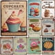 thumbnail image 2 of Carteles de hojalata de metal con diseño de galletas y caramelos, placa decorativa para pared, póster artístico vintage, pintura en hierro para cuevas de hombres, cafeterías, jardines, clubes y bares, 2 of 5