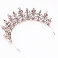 thumbnail image 3 of Milisente Women Party Tiaras Crystal Rhinestones Wedding Crown For Ladies(Gold), 3 of 7