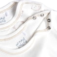 thumbnail image 4 of Body aus Baumwolle, rze Ärmel, Mittelbeinöffnung Bottone Unisex bebé, 4 of 5