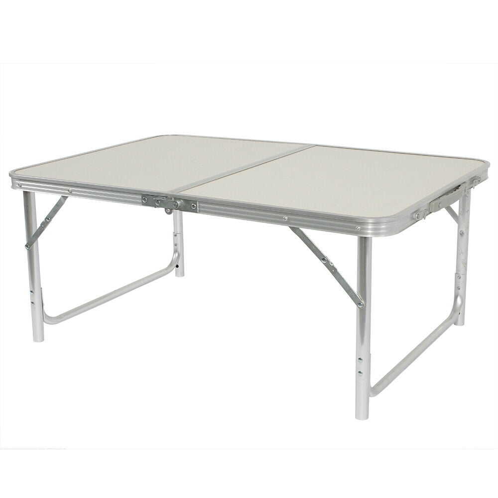 3FT Aluminum folding table Party Camping Table Dinner Desk Portable ...