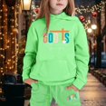 thumbnail image 5 of KidS Jesus Loves You Hoodies Long Sleeve Comfy Graphic Hoodies Girls Loose Pullover Jogging Pants 2 Pcs Fall Winter Clothes Christian Hoodies 8-9 Years Cute&nbsp;Boys Girls&nbsp;Clothing, 5 of 6