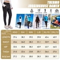 thumbnail image 2 of FEN AI Womens Insulated Ski Pants Fleece Lined Sweatpants for Hiking Outdoor Athletic Winter Warm Trousers, 2 of 5
