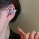 thumbnail image 1 of GUFTM-horquilla de circón para mujer, pendiente sin perforación, Clip de oreja geométrico de Metal único, Punk, joyería 2023, 1 of 4