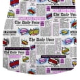 thumbnail image 3 of Womens Medical Nursing Print Scrub Uniform Top GT Performance-Pop Newsprint-Medium, 3 of 6