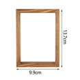 thumbnail image 2 of AMLESO 2x Wooden Glass Picture Frame DIY Plant Specimen Herbarium Clip Table Decor, 2 of 8