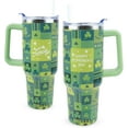 thumbnail image 1 of St Patricks Day Gifts 40 oz Tumbler with Handle and Straw Lid Leak Proof - Irish Shamrocks Coffee Mug Insulated Tumbler for Hot Cold Ice, 1 of 4