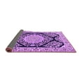 thumbnail image 2 of Ahgly Company Indoor Rectangle Medallion Purple Traditional Area Rugs, 5' x 7', 2 of 4