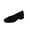 Black, variant on Women's French Style Casual Shoes Square Toe Low Cut Heel Solid Color Retro Flock for Daily Wear