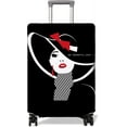thumbnail image 1 of Travel Luggage Cover Suitcase Protector Fits 18-32 Inch Luggage Wheel Covers Patterned Travel Related Items Flower Luggage Protector Elastic Luggage Anti-scratch Suitcase Cover L, 1 of 5