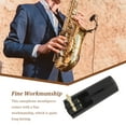 thumbnail image 4 of Greeniant Tapa de clarinete de ligadura de cuero profesional sin rebabas junta de Metal equipo de protección buen toque accesorios de música Type3 NO3, 4 of 6