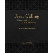 Jesus Calling: Jesus Calling Note-Taking Edition, Leathersoft, Black, with Full Scriptures: Enjoying Peace in His Presence (Other)