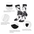 thumbnail image 3 of Fuzoiu Black And White Sheeps Print Kids Socks For Boys Girls,Grip Crew Socks with Non Slip,Lightweight Stretch Crew Socks,Toddlers Crew Boot Socks, 3 of 5