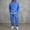 252#Blue, variant on Men's Classic 2 Piece Lounge Tracksuit Plain Kangaroo Pocket Hooded Top Drawstring Cargo Jogger Pants Trendy Workout Suit Sets Beige 2XL