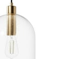 thumbnail image 4 of Hunter - Lochemeade 1-light Alturas Gold, Small Pendant Light, Dimmable, Transitional Style, Cylinder Shaped, for Bedrooms, Kitchens, Dining, Living Rooms - 45228, 4 of 7