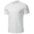 thumbnail image 2 of Xixinqiwan Mens Tops Clearance under $5,Men's Basic T Shirt Workout Athletic Bodybuilding Cotton Tee Short Sleeve Round Neck Tee Summer Tops, 2 of 9