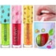 thumbnail image 1 of Juego de aceites labiales con sabor a fruta, 3 uds., brillo labial hidratante transparente, bálsamo labial hidratante para rellenar labios, 1 of 5
