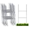 thumbnail image 3 of Sturdy Metal Wire Step Stake for Yard Signs 10 x 24 inch H Frame Wire Sign Spikes (25 Pack), 3 of 15