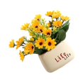 thumbnail image 2 of Simulation Bonsai Artificial Potting Fake Flower Silk Decorative Household Accessories Pressure Alleviation Sweet Gift, 2 of 10