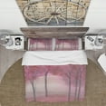 thumbnail image 3 of Designart 'Pink Forest' Cottage Duvet Cover Set, 3 of 4