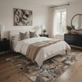 thumbnail image 2 of KUETH 5x7 Area Rug Machine Washable Rug, Modern Abstract Desert Blue, Non-Slip Soft Low Pile for Living Room Bedroom, Dining Room, 2 of 6