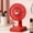 Red, variant on CCWADH Cute Portable USB Rechargeable Mini Fan - Compact Desktop Fan with Quiet Operation & 3 Speed Settings for Office & Dorm Use