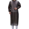 thumbnail image 1 of Waterproof Apron with Long Sleeves Food-Grade TPU Protective Smock Oil Resistant Workwear for Food Processing Cold Storage Seafood Work, 1 of 7