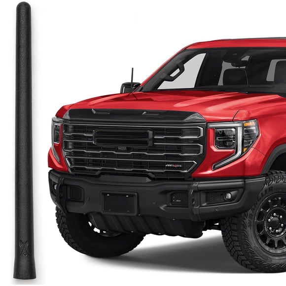 Antena corta de goma AntennaMastsRus de 17 cm para GMC Sierra